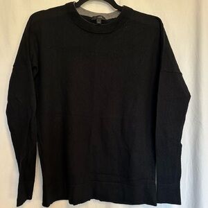 J Crew Minimalist Merino Wool Crew Neck Sweater Women Size M